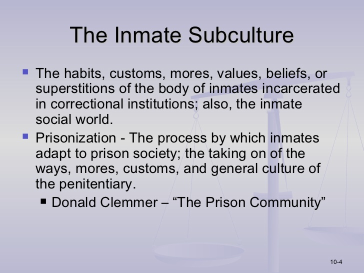 Donald Clemmer Prisonization